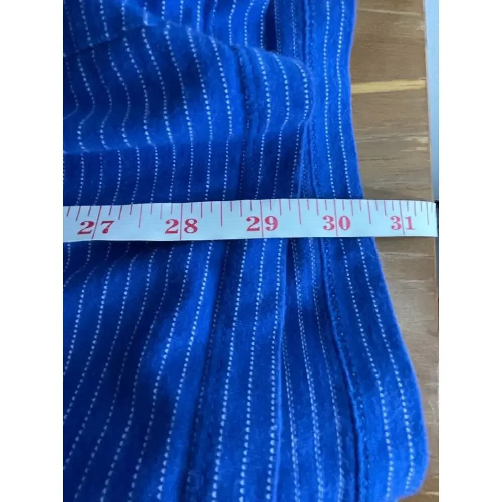 US Polo Striped Mens Tee XXL Blue Crewneck Short Sleeve Preppy Casual T-Shirt